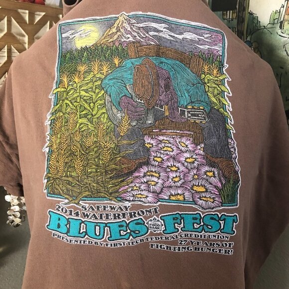 Blues Fest Other - Riverfront Blues Fest Graphic T Shirt